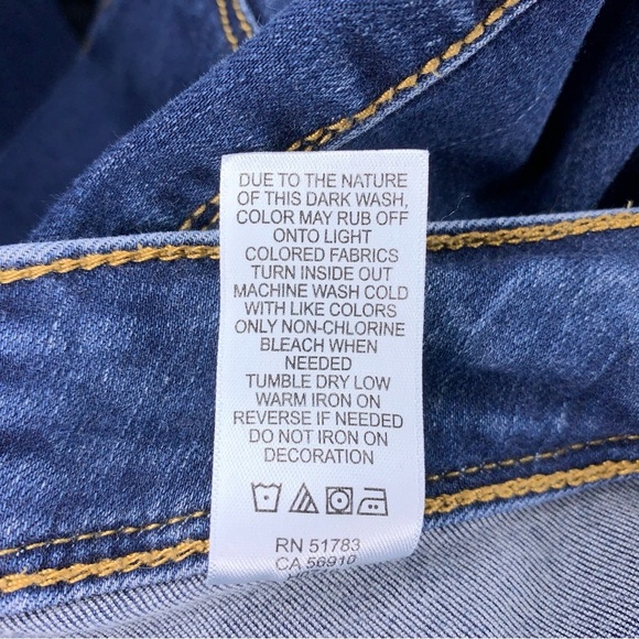 Large Reg Maurices Blue Skinny Jeans Stretch Fitted denim Casual - Picture 8 of 13